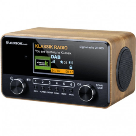 Albrecht DR 865 Senior Digitalradio holz-schwarz
