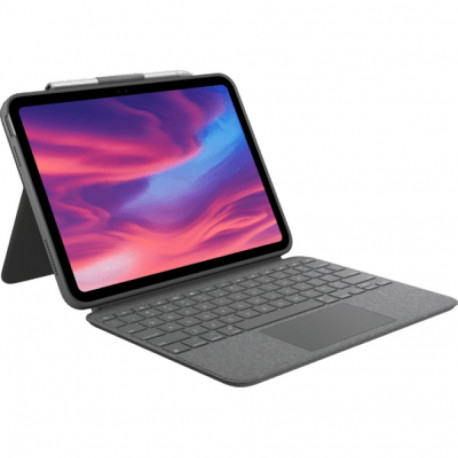 Logitech klaviatuur-ümbris Combo Touch iPad 10Gen / 11Gen QWERTZ, hall
