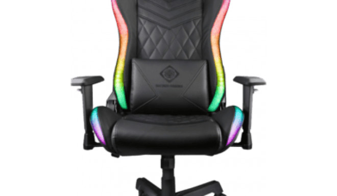 Deltaco GAM-080 Gamingstuhl Kunstleder m. RGB LED schwarz