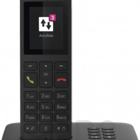 Telekom Sinus A12 schwarz m. Basis u. AB