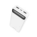 Borofone Power Bank 20000mAh BJ14A Freeway - 2xUSB - white