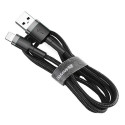 Baseus CALKLF-RG1 Cafule USB Lightning cable 2A | 3m Black+Gray Baseus CALKLF-RG1 Cafule USB Lightning cable 2A | 3m Black+Gray