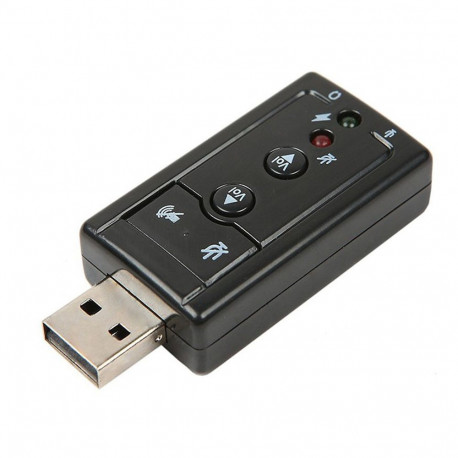 Goodbuy helikaart USB | 7.1 | Reguleeritav helitugevus | Mikrofon