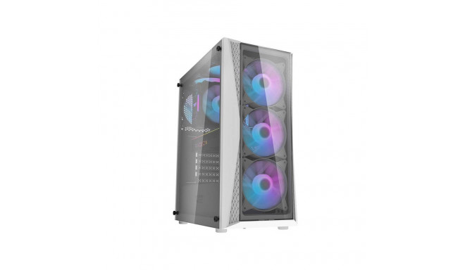 Computer Case Darkflash DK352 Plus  with 4 fans (Black & White)