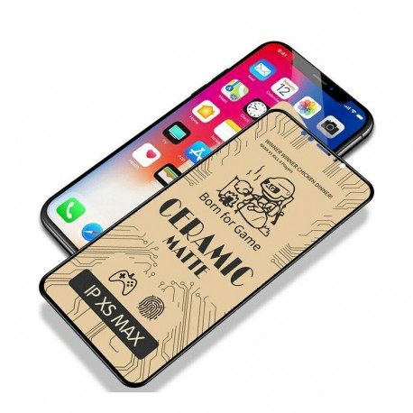 Fusion Matte Ceramic matt kile telefonile Apple iPhone 14 Pro Max must