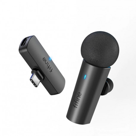 Fifine M6 USB-C wireless microphone for blogs | podcasts | streams | phones | PC