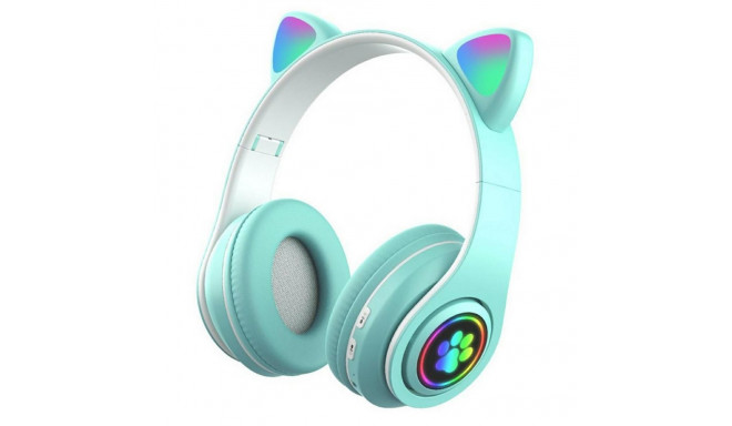 Goodbuy Paws wireless headsets for kids | bluetooth 5.0 | light blue