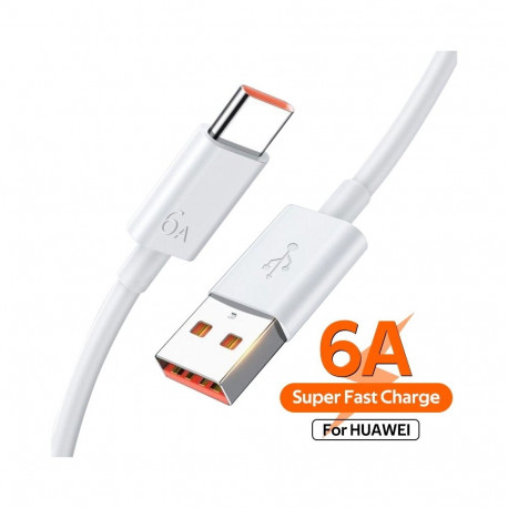 Huawei Super Charge 6A | 66W data cable 1m white (OEM)