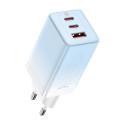 Baseus CCGP050103 DZ-HW Baseus GaN3 Pro Fast Charger 2C+U 65W EU Cloud Blue (With Dynamic Series Fas