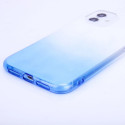 Fusion Gradient case silikoonist ümbris Apple iPhone 13 Pro läbipaistev - sinine