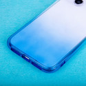 Fusion Gradient case silikoonist ümbris Apple iPhone 13 Pro läbipaistev - sinine