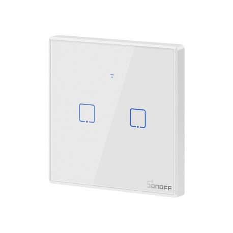 Smart Switch WiFi + RF 433 Sonoff T2 EU TX (2-kanaliline)