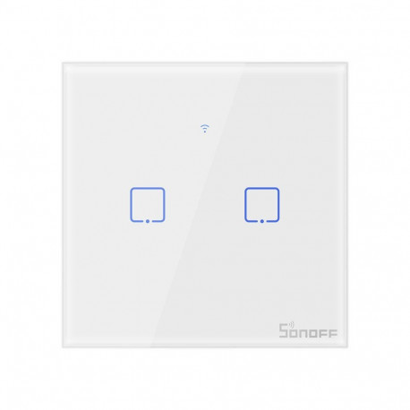 Smart Switch WiFi + RF 433 Sonoff T1 EU TX (2-channel)
