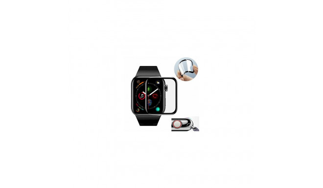 Fusion keraamiline klaas 9D täielikult kaetud raamiga Apple Watch 1 | 2 | 3 42mm must