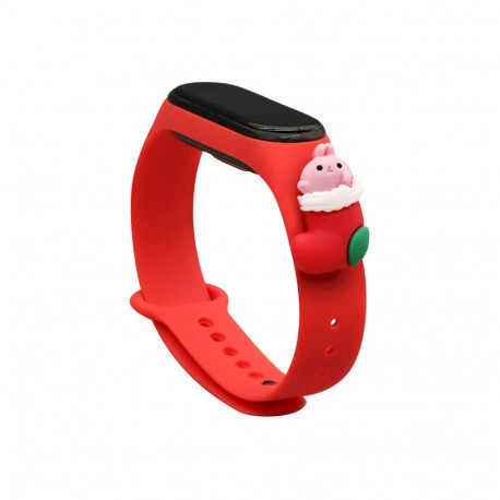Punane Fusion Xmas Santa 1 Xiaomi Mi Band 5 | Mi Band 6 jaoks