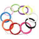 Fusion 3D printing pen PLA filament with 10 colors 1.75 mm | 5m