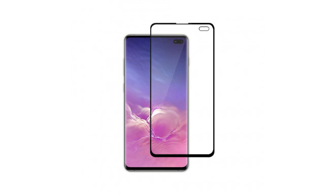 Fusion Full Glue 5D karastatud klaas, kaetud raamiga Samsung G973 Galaxy S10 Black