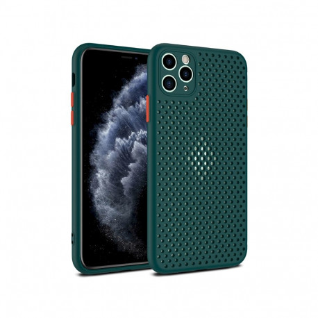 Fusion Breathe ümbris silikoonist ümbris jaoks Apple iPhone 12 Mini roheline