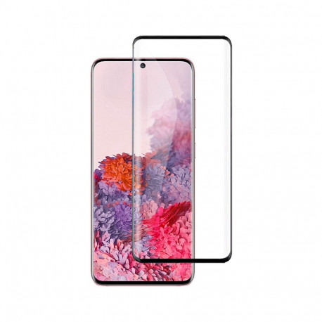 Fusion Full Glue 5D Tempered Glass Full Coveraged with Frame Samsung G980 Galaxy S20 Black