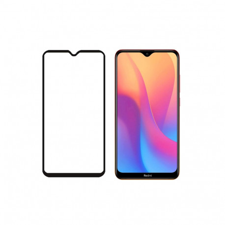 Fusion Full Glue 5D Tempered Glass Full Coveraged with Frame Xiaomi Redmi 9A | 9C Black