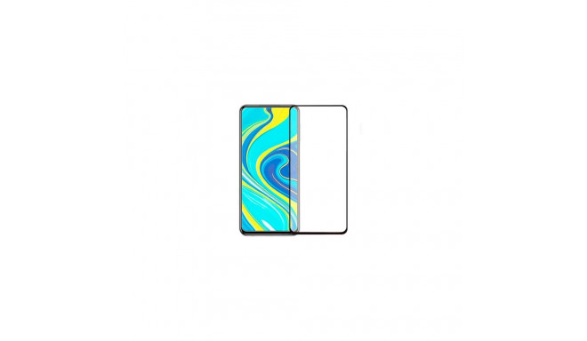 Fusion Full Glue 5D karastatud klaas, raamiga kaetud, Xiaomi Redmi Note 9 | Redmi 10X 4G must