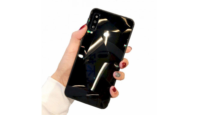 Fusion Diamond Stone Back Case silikoonist ümbris Apple iPhone 11 Pro mustale