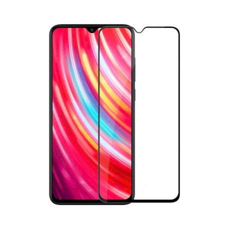 Fusion Full Glue 5D Tempered Glass Full Coveraged with Frame Xiaomi Redmi Note 8 Pro Black