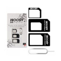 Noosy SIM-kaardi adapterikomplekt + nõel must