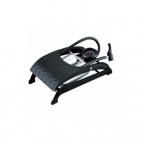 foot pump 2- cylinder with pressure gauge