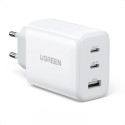 Ugreen Ugreen fast charger 2x USB Type C / USB 65W PD3.0, QC3.0/4.0+ white (915141) White