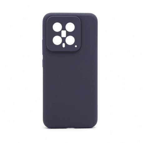 Connect Xiaomi 14 Premium Quality Magnetic Soft Touch Silicone Case Midnight Blue