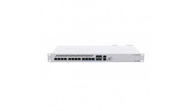Mikrotik Cloud Router Switch 312-4C+8XG-RM with RouterOS L5, 1U rackmount Enclosure