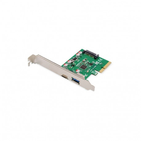 Digitus PCIe card, USB-C 3.1 Gen 2, 10Gpbs, USB-A 3.1