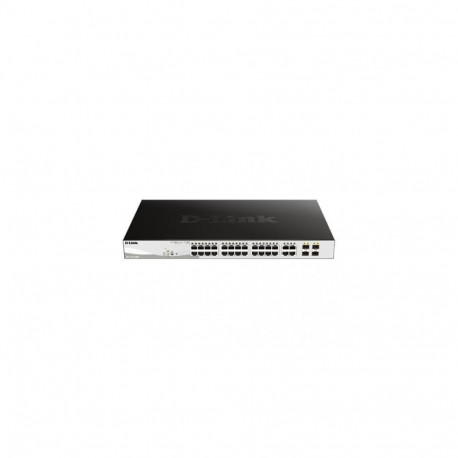 D-link Switch DGS-1210-28MP Web Management, Rack mountable, 1 Gbps (RJ-45) ports quantity 24, SFP po