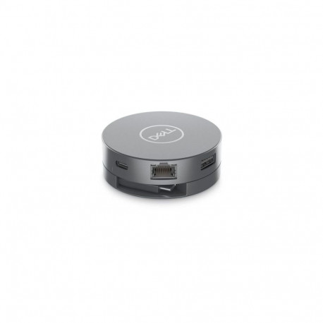 Dell 6-in-1 USB-C Multiport Adapter DA305 0.12 m, Grey, USB Type-C