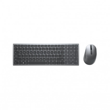 Dell KM7120W Keyboard and Mouse Set, Wireless, Batteries included, NORD, Titan Gray