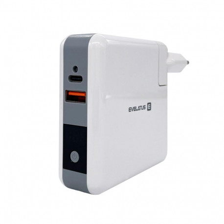 Evelatus Travel adapter Wireless Charger EWC06 White