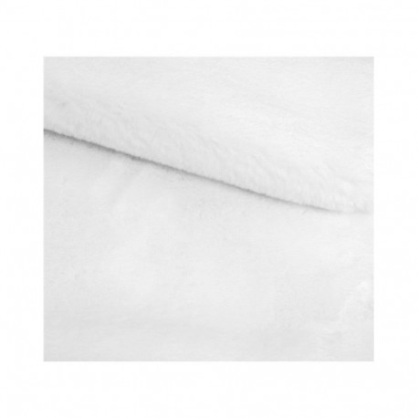 FAKE RABBIT FUR120X170CM RECTANGLE WHITE