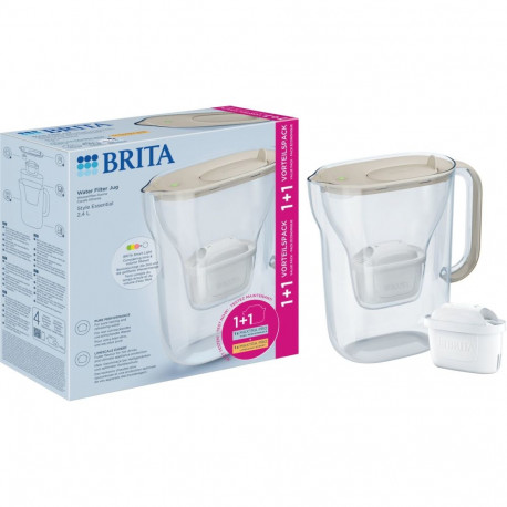 Brita veefilterkann Style Essential sisaldab 1xMXPRO PP ja 1xMXPRO EK, liivakarva