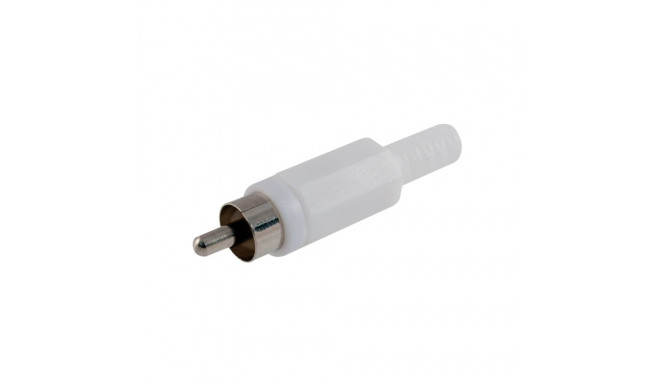 Connector RCA Cinch M white