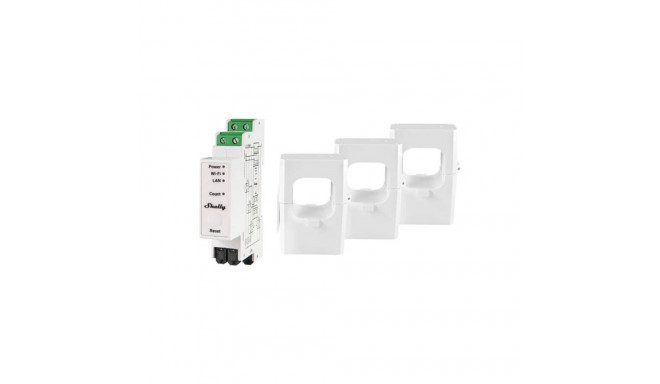 Shelly PRO 3EM 400A 3-Phase Energy Meter, WiFi/Bluetooth