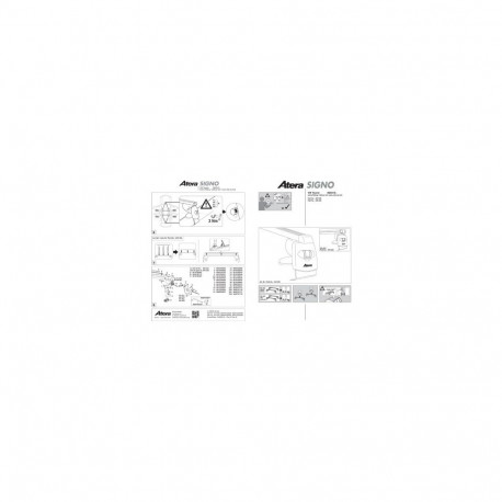 Katuseraam alumiinium TOURAN pikikaareta 15-