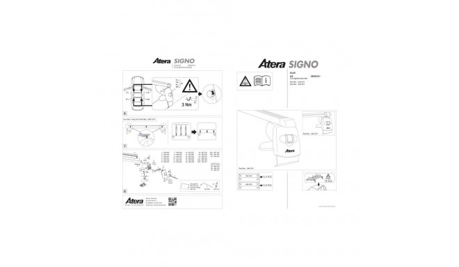 Katuseraam alumiinium A3 3-ust 13-