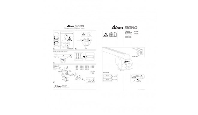 Katuseraam alumiinium DOBLE 10-, COMBO 12-18