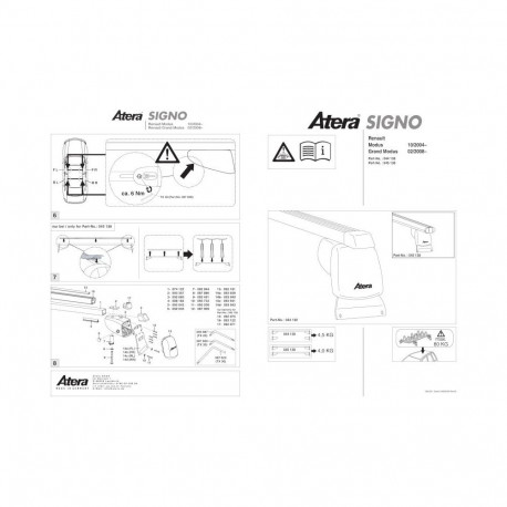 Katuseraam alumiinium MODUS 10/04-