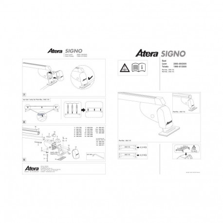 Katuseraam alumiinium LEON,TOLEDO 99-05