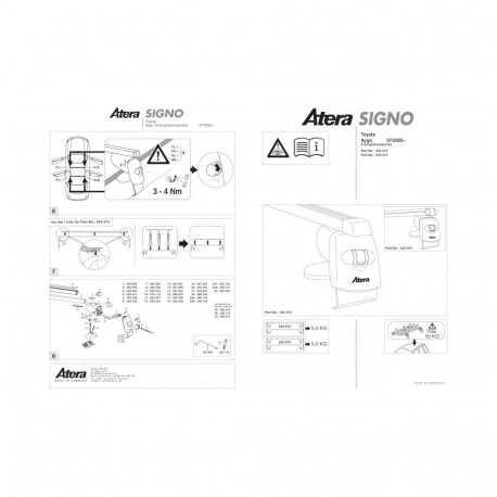 Katuseraam alumiinium AYGO 5UST  7/05-
