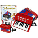 Akordeon Instrument Muzyczny Dla Dzieci Muzyka Czerwony