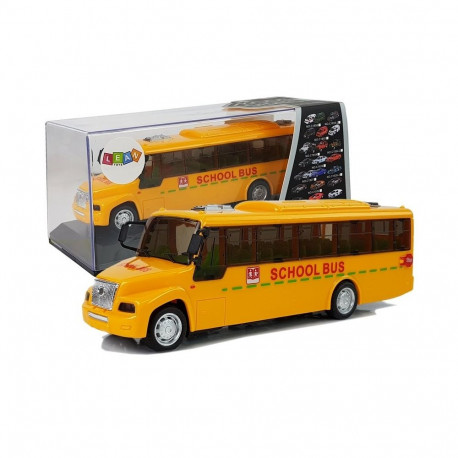 Szkolny Autobus z Naciągiem Światłami i Dźwiękami Otwierane Drzwi