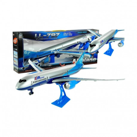 Granatowy Samolot Napęd Stojaczek 69 cm